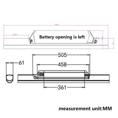 DORADO 36V 13Ah LITHIUM BATTERY