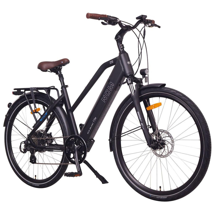 NCM MILANO T3s TREKKING E-BIKE - BLACK 28"